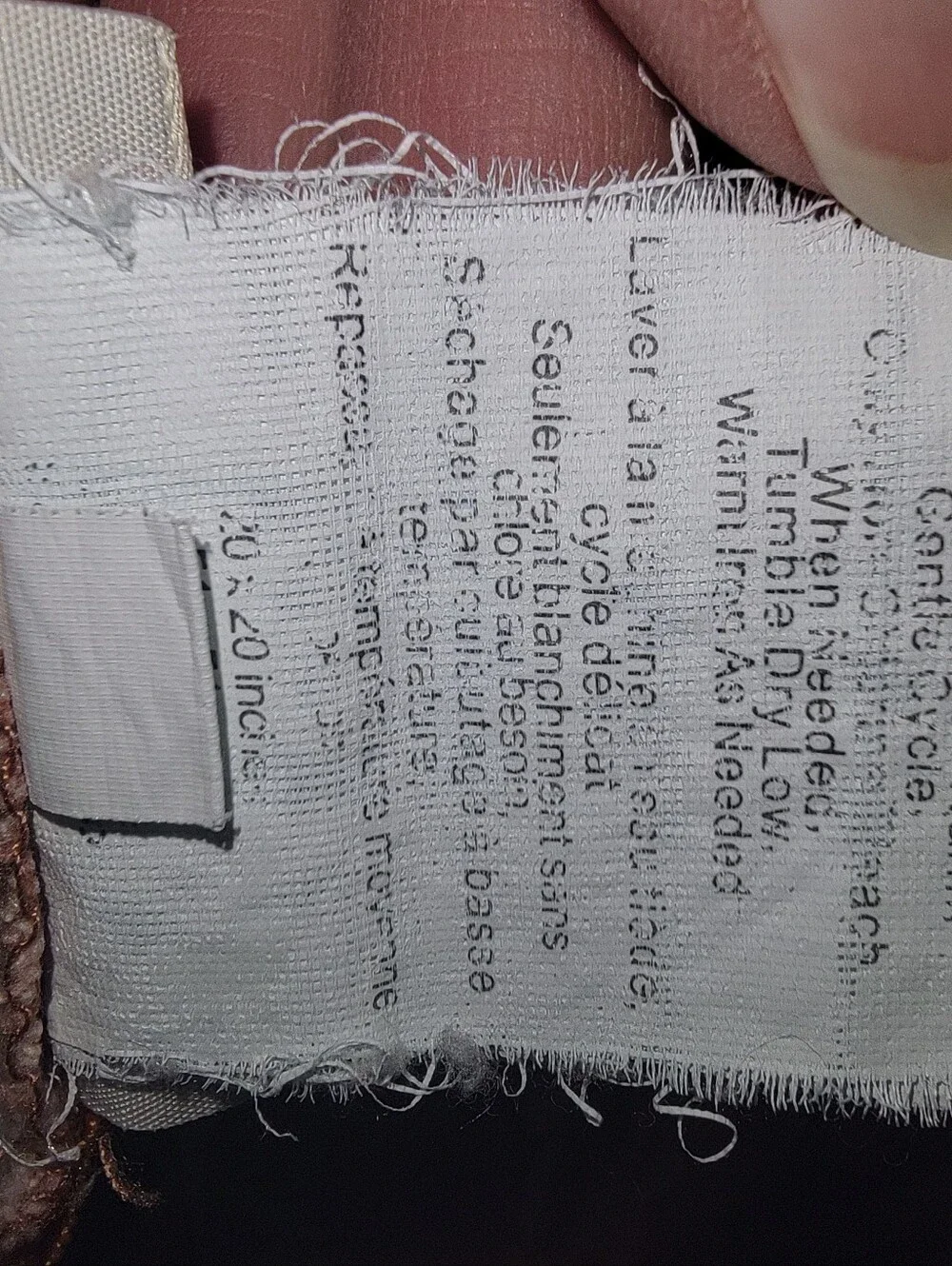 Pottery Barn Pillow Covers 20X20 Zipper Closure Linen Cotton Blend (2)